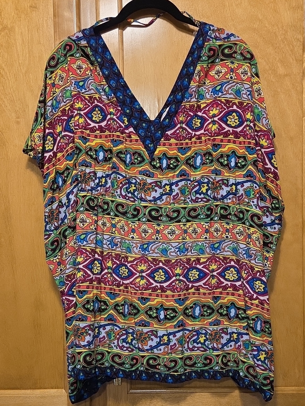 Nanette Lepore Multicolor Boho V-Neck Tunic